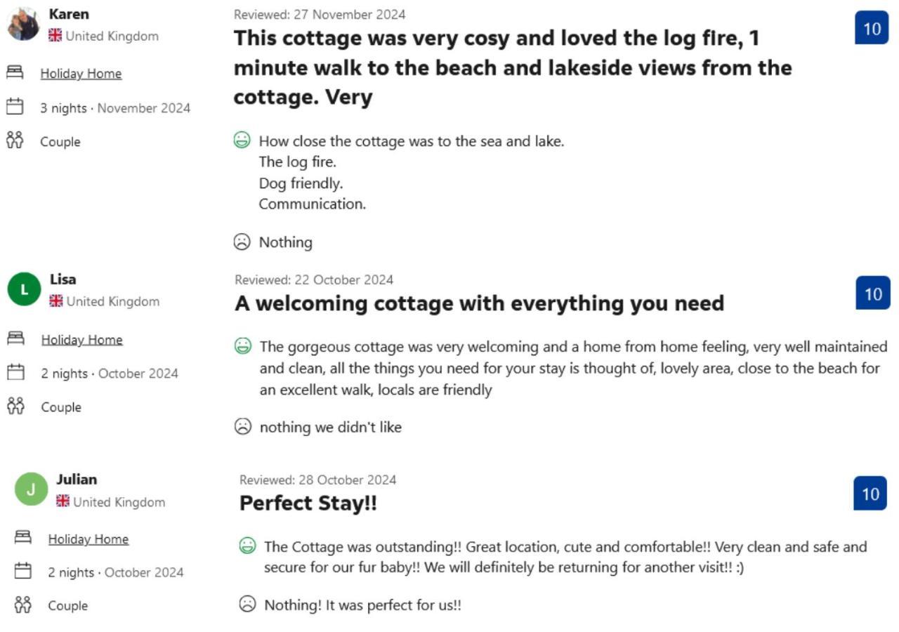 Romantic Lakeside Cottage By The Beach! With Super Cosy Log Burner! The Perfect Escape To Your Home From Home By The Sea! So Relaxing - You Won'T Want To Leave! Pet Friendly! 梅布尔索普 外观 照片